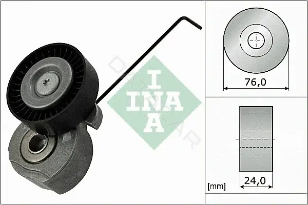 Натяжитель ремня генератора INA 534032410
