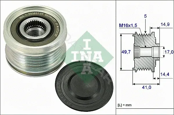 Шкив генератора INA 535010110