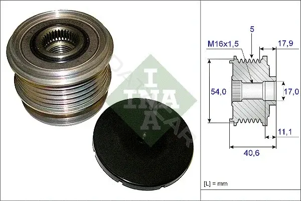 Шкив генератора INA 535012110