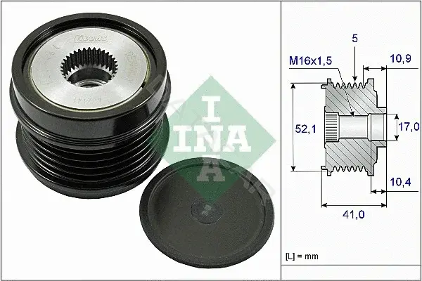 Шкив генератора INA 535027210