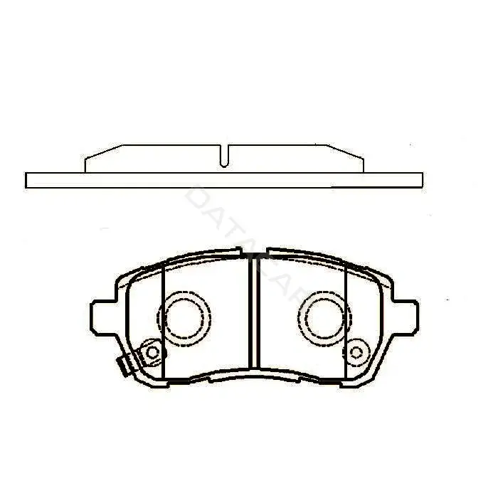 Тормозные колодки CTR GK0145