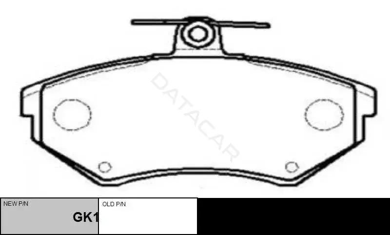 Тормозные колодки CTR GK1288