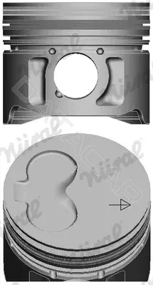 Поршень двигателя NÜRAL 87-990107-40