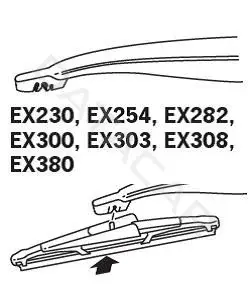 Щетки стеклоочистителя TRICO EX303