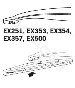 Щетки стеклоочистителя TRICO EX353