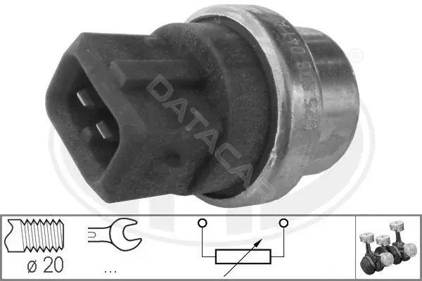 Датчик температуры охлаждающей жидкости ERA 330286