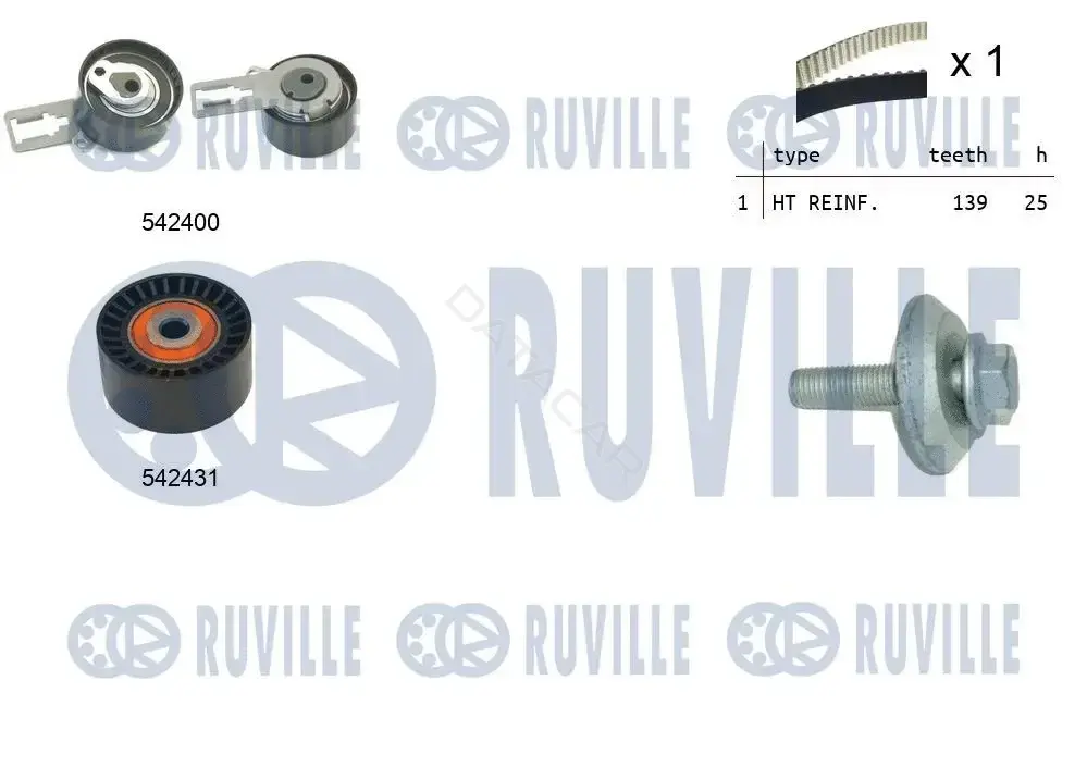 Комплект ГРМ RUVILLE 550379