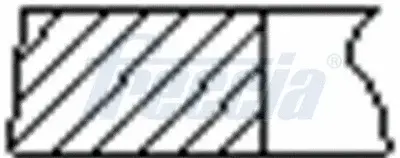 Кольца поршневые FRECCIA FR10-209100
