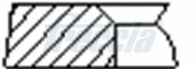 Кольца поршневые FRECCIA FR10-240900
