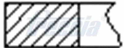 Кольца поршневые FRECCIA FR10-353500