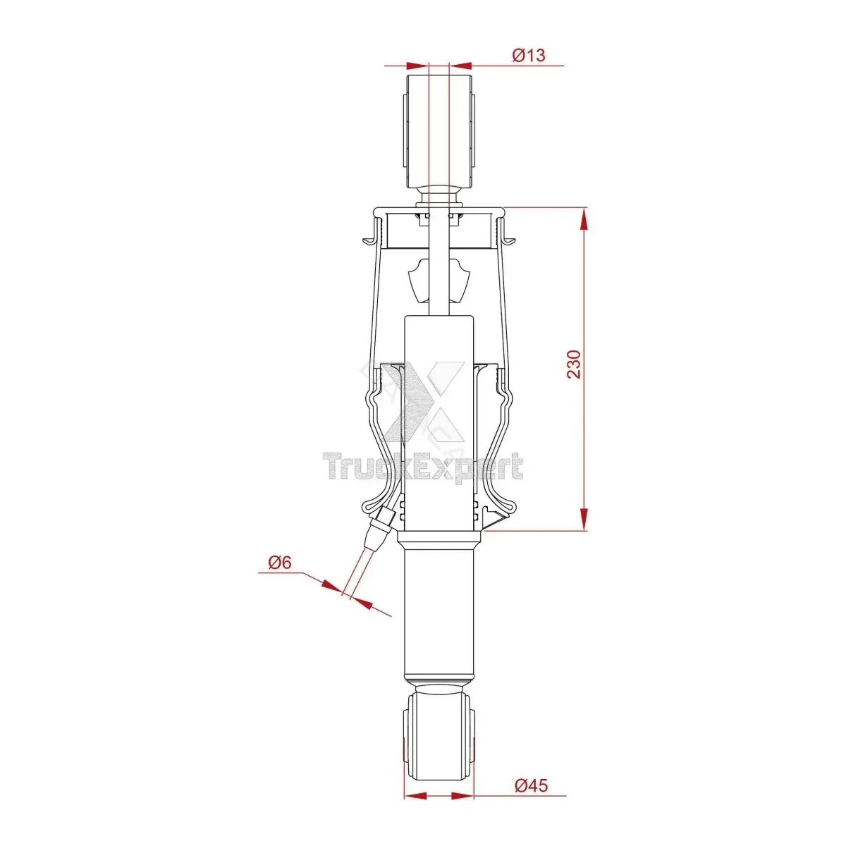 Амортизатор кабины TRUCKEXPERT 46755003
