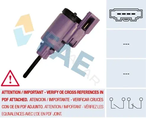 Датчик стоп сигнала FAE 24760