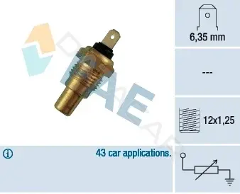 Датчик температуры охлаждающей жидкости FAE 31650