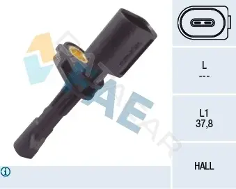 Датчик АБС FAE 78106