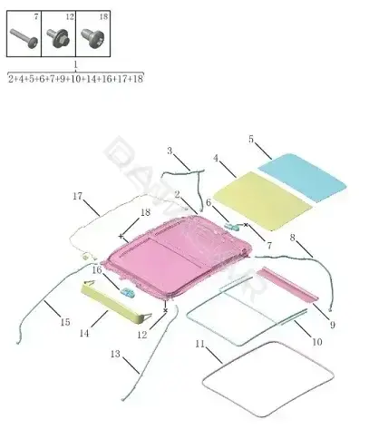 Люк GEELY 5072065800