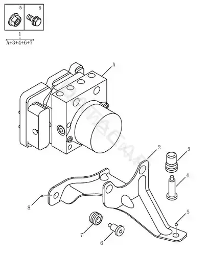 Блок управления ESC GEELY 4060026700