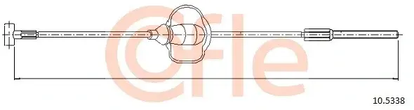 Трос ручника COFLE/TELCO 92.10.5338