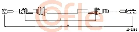 Трос ручника COFLE/TELCO 92.10.6856