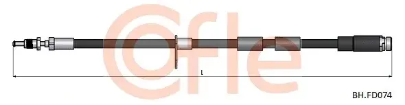 Тормозные шланги COFLE/TELCO 92.BH.FD074