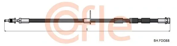 Тормозные шланги COFLE/TELCO 92.BH.FD088