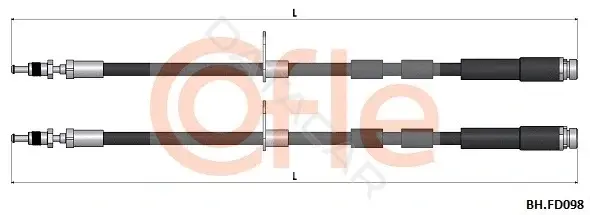 Тормозные шланги COFLE/TELCO 92.BH.FD098