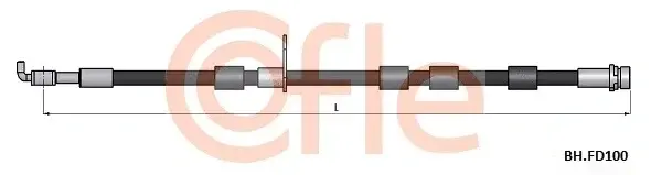 Тормозные шланги COFLE/TELCO 92.BH.FD100