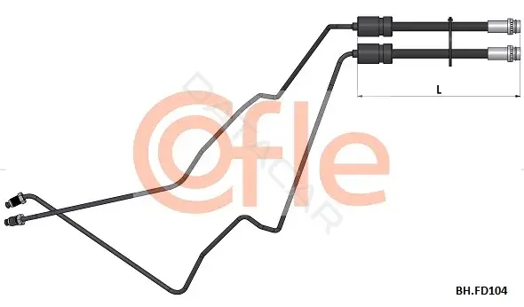 Тормозные шланги COFLE/TELCO 92.BH.FD104