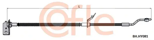 Тормозные шланги COFLE/TELCO 92.BH.HY081