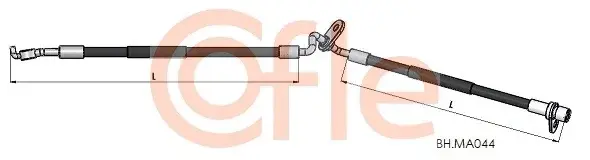 Тормозные шланги COFLE/TELCO 92.BH.MA044