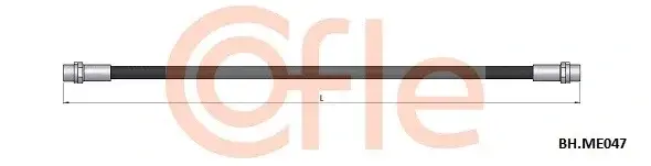 Тормозные шланги COFLE/TELCO 92.BH.ME047