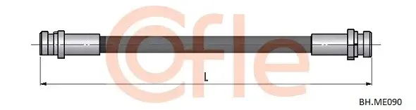 Тормозные шланги COFLE/TELCO 92.BH.ME090
