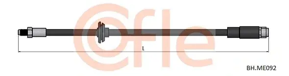 Тормозные шланги COFLE/TELCO 92.BH.ME092