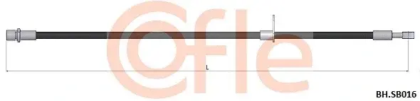 Тормозные шланги COFLE/TELCO 92.BH.SB016