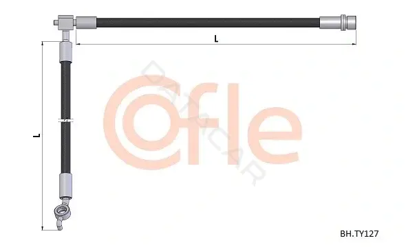 Тормозные шланги COFLE/TELCO 92.BH.TY127