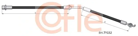 Тормозные шланги COFLE/TELCO 92.BH.TY152