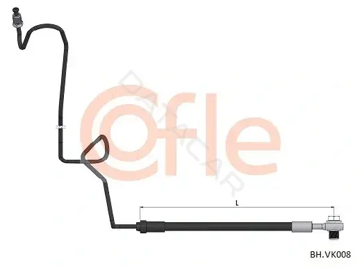 Тормозные шланги COFLE/TELCO 92.BH.VK008