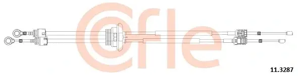Трос КПП COFLE/TELCO 92.11.3287