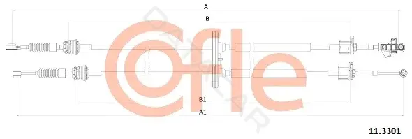 Трос КПП COFLE/TELCO 92.11.3301