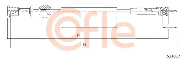Трос спидометра COFLE/TELCO 92.S21037