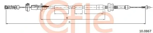 Трос газа COFLE/TELCO 92.10.0867