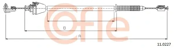 Трос газа COFLE/TELCO 92.11.0227