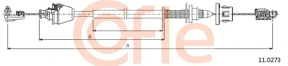 Трос газа COFLE/TELCO 92.11.0273