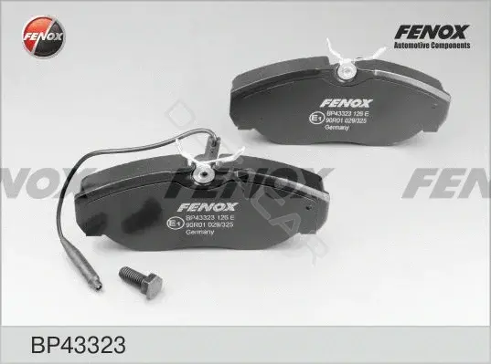 Тормозные колодки FENOX BP43323