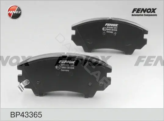 Тормозные колодки FENOX BP43365