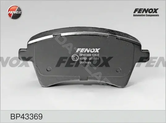 Тормозные колодки FENOX BP43369
