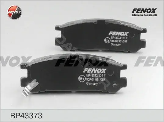 Тормозные колодки FENOX BP43373