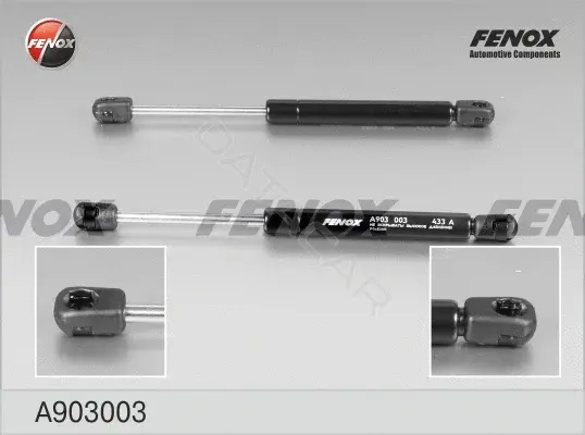 Амортизатор крышки багажника, капота, заднего стекла FENOX A903003
