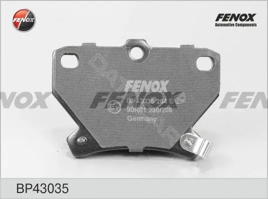 Тормозные колодки FENOX BP43035