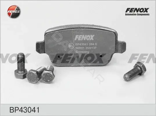 Тормозные колодки FENOX BP43041