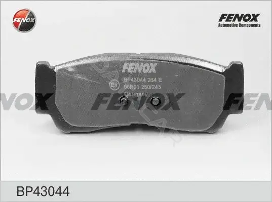 Тормозные колодки FENOX BP43044